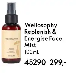 Oriflame Wellosophy Replenish & Energise Face Mist tilbud