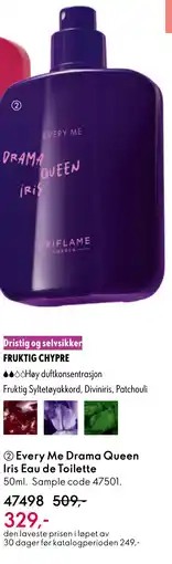 Oriflame Every Me Drama Queen Iris Eau de Toilette tilbud