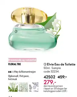 Oriflame Elvie Eau de Toilette tilbud