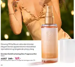 Oriflame Giordani Gold Everlasting Glow Fragrance Mist tilbud