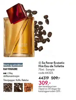 Oriflame So Fever Ecstatic Him Eau de Toilette tilbud