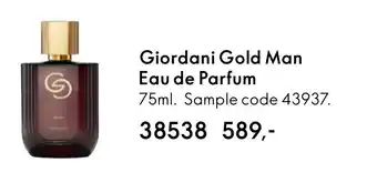Oriflame Giordani Gold Man Eau de Parfum tilbud