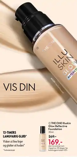 Oriflame THE ONE Illuskin Glow Reflective Foundation tilbud
