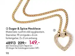 Oriflame Sugar & Spice Necklace tilbud