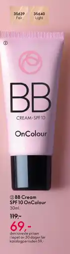 Oriflame BB Cream SPF 10 OnColour tilbud