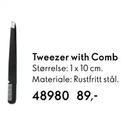 Oriflame Tweezer with Comb tilbud
