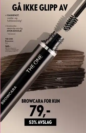 Oriflame THE ONE Browcara tilbud