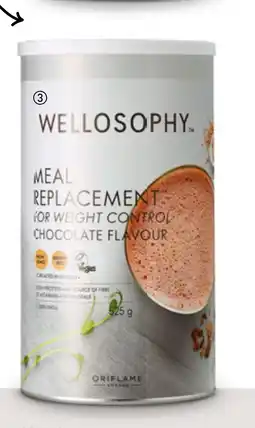 Oriflame Wellosophy Meal Replacement for Weight Control Chocolate Flavour tilbud
