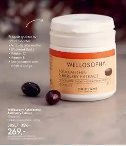 Oriflame Wellosophy Astaxanthin & Bilberry Extract tilbud