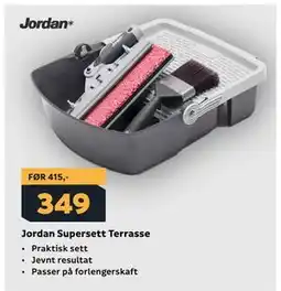 Megaflis Jordan Supersett Terrasse tilbud