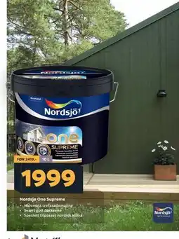 Megaflis Nordsjø One Supreme tilbud