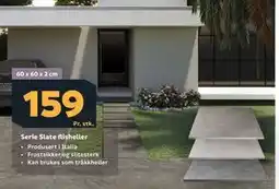 Megaflis Serie Slate flisheller tilbud