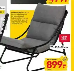 Rusta Hvilestol Bari, Medlemspris tilbud