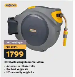 Megaflis Hozelock slangetrommel 40 m tilbud