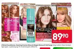 Rusta L’Oréal Excellence, Casting Creme Gloss & Magic Retouch hårfarge tilbud