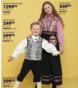 Sparkjøp FESTDRAKT SOFIE M/VESKE tilbud
