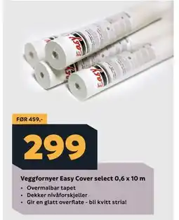 Megaflis Veggfornyer Easy Cover select 0,6 x 10 m tilbud