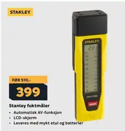 Megaflis Stanley fuktmåler tilbud