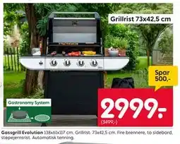 Rusta Gassgrill Evolution tilbud