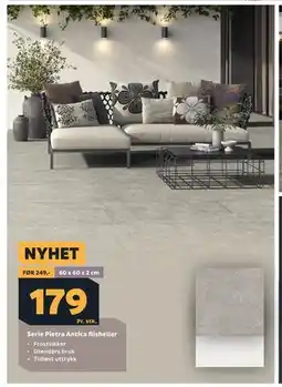 Megaflis Serie Pietra Antica flisheller tilbud