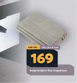 Megaflis Barge Grigia A-Elle trappenese tilbud