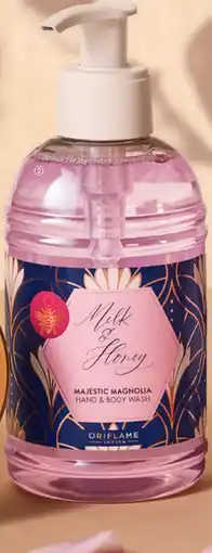 Oriflame Milk & Honey Gold Majestic Magnolia Hand & Body Wash tilbud