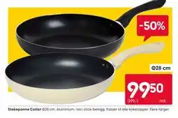 Rusta Stekepanne Cutler tilbud