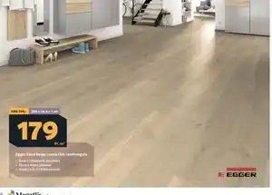 Megaflis Egger Sand Beige Luena Oak laminatgulv tilbud