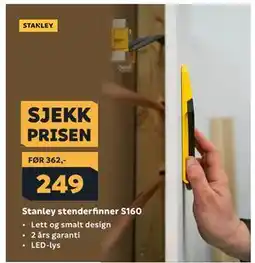 Megaflis Stanley stenderfinner S160 tilbud