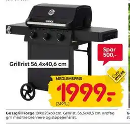 Rusta Gassgrill Forge, Medlemspris tilbud