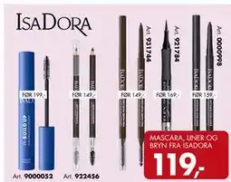 Sparkjøp MASCARA, LINER OG BRYN FRA ISADORA tilbud