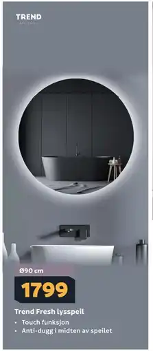Megaflis Trend Fresh lysspeil tilbud