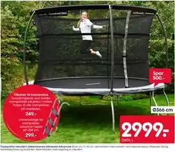 Rusta Trampoline inkludert sikkerhetsnett Adrenalin Advanced tilbud