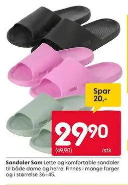 Rusta Sandaler Sam tilbud