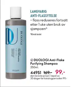 Oriflame DUOLOGI Anti-Flake Purifying Shampoo tilbud