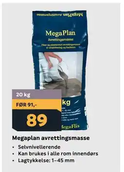 Megaflis Megaplan avrettingsmasse tilbud