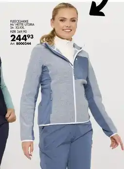 Sparkjøp FLEECEJAKKE M/ HETTE UTSIRA tilbud