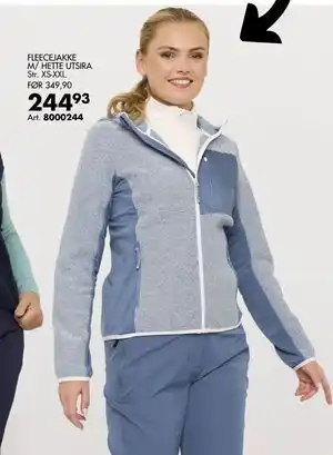 FLEECEJAKKE M/ HETTE UTSIRA