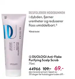 Oriflame DUOLOGI Anti-Flake Purifying Scalp Scrub tilbud
