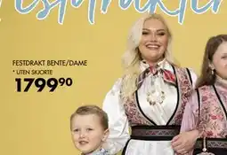 Sparkjøp FESTDRAKT BENTE/DAME tilbud