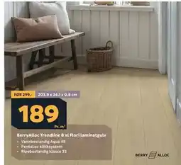 Megaflis BerryAlloc Trendline 8 xl Flori laminatgulv tilbud