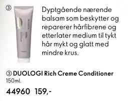 Oriflame DUOLOGI Rich Creme Conditioner tilbud