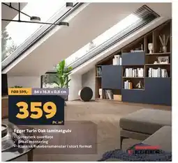 Megaflis Egger Turin Oak laminatgulv tilbud