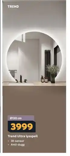 Megaflis Trend Ultra lysspeil tilbud