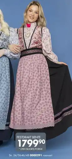 Sparkjøp FESTDRAKT BENTE tilbud