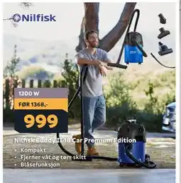 Megaflis Nilfisk Buddy II 18 Car Premium Edition tilbud