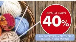 Sparkjøp UTVALGT GARN tilbud