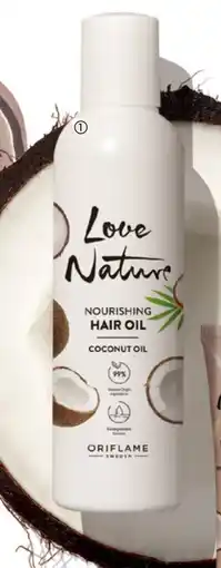 Oriflame Love Nature Nourishing Hair Oil Coconut Oil tilbud