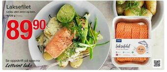 Spar Laksefilet tilbud