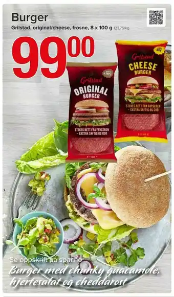 Spar Burger tilbud